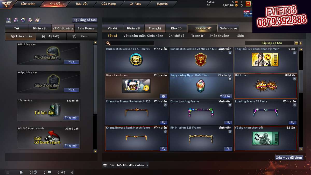 shop acc cf uy tin gia re